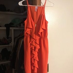 Orange dress